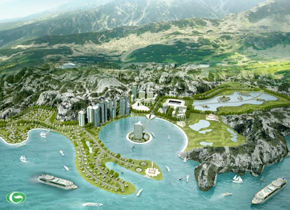 Hình ảnh phối cảnh khu resort