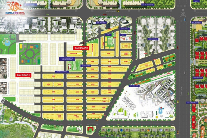 Minh họa kết nối hạ tầng khu vực dự án