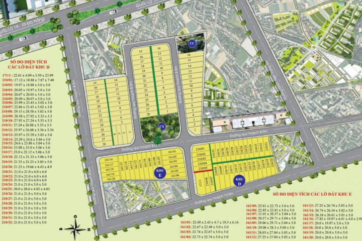 Sơ đồ vị trí dự án KĐT Garden House