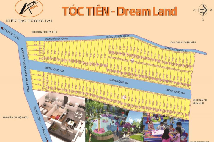 Một góc khu dân cư Tóc Tiên Dream Land
