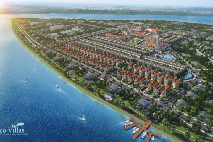 Một góc phối cảnh dự án biệt thự Eco Villas