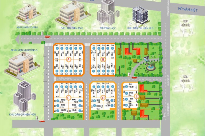 Hình ảnh thực tế hạ tầng đường nội bộ dự án