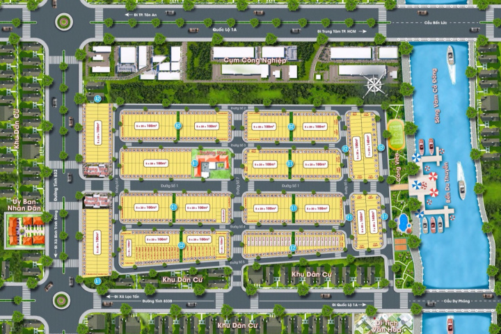 Ảnh minh họa cơ sở hạ tầng dự án