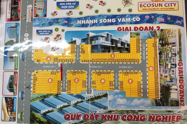 Mặt bằng tổng thể Khu dân cư Eco Sun City