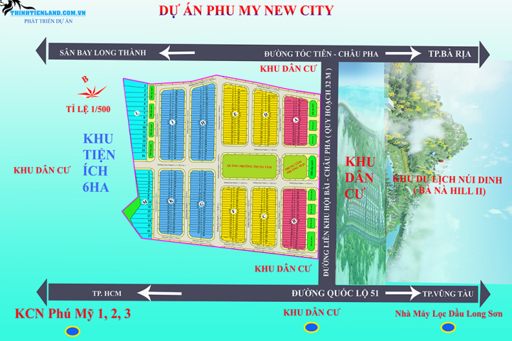 Cận cảnh tuyến đường Phú Mỹ - Tóc Tiên gần dự án