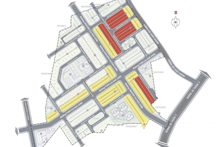 Phối cảnh khu đô thị nhìn từ trên cao