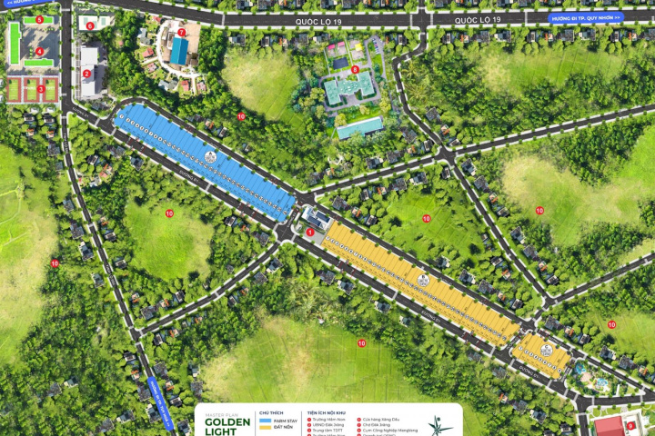 Golden Light - Mang Yang Town