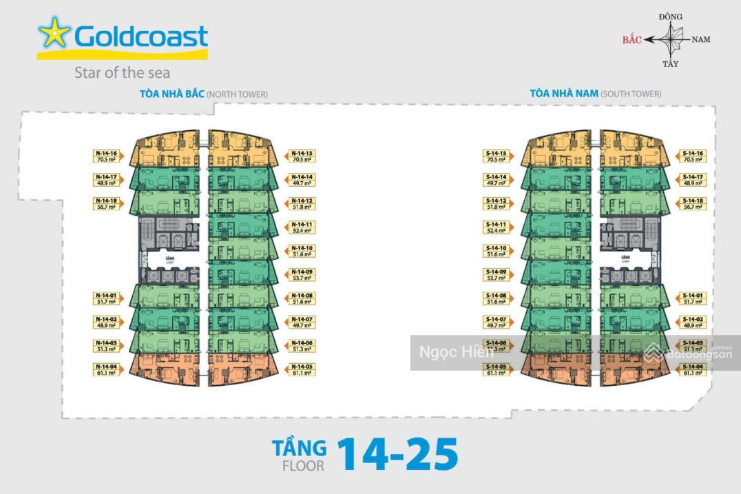 Bán nhanh căn hộ Gold Coast, studio, view hướng Cầu Trần Phú, Nha Trang
