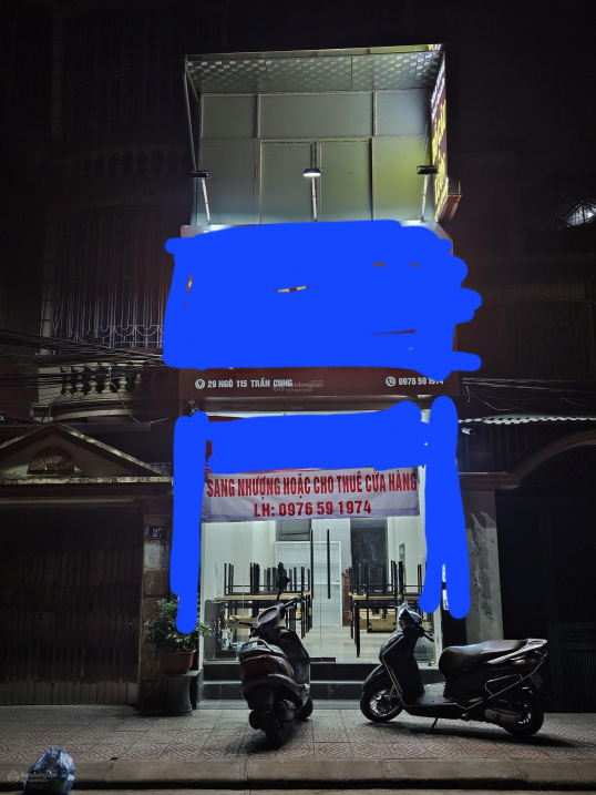 Cho thuê cửa hàng phố Trần cung (gần viện E) diện tích 50m,mặt tiền 3.2m,đường trước nhà 10m. 25tr