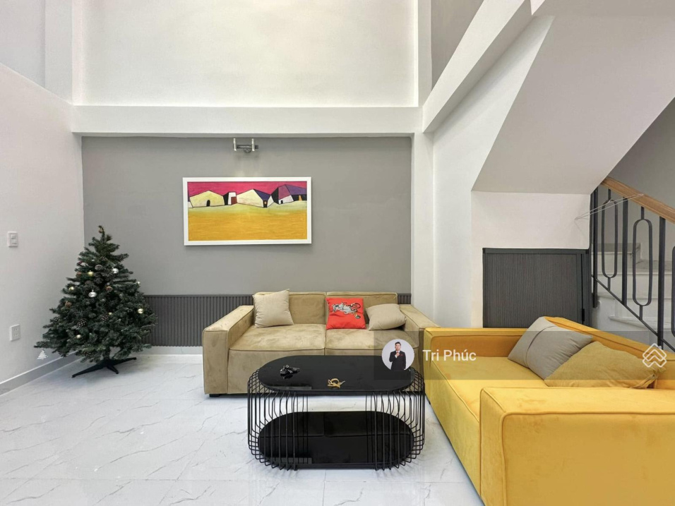 GẤP BÁN, 8.xTy Nhà Mới Xây 52m2 4 Tầng 4PN Xe Hơi Trong Nhà Ngay Lê Quang Định Bình Thạnh