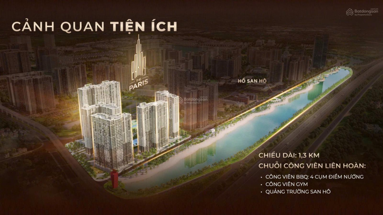 552tr sở hữu ngay căn hộ 1N + phân khu The Paris, nằm ngay ở vị trí cửa ngõ của OCP1