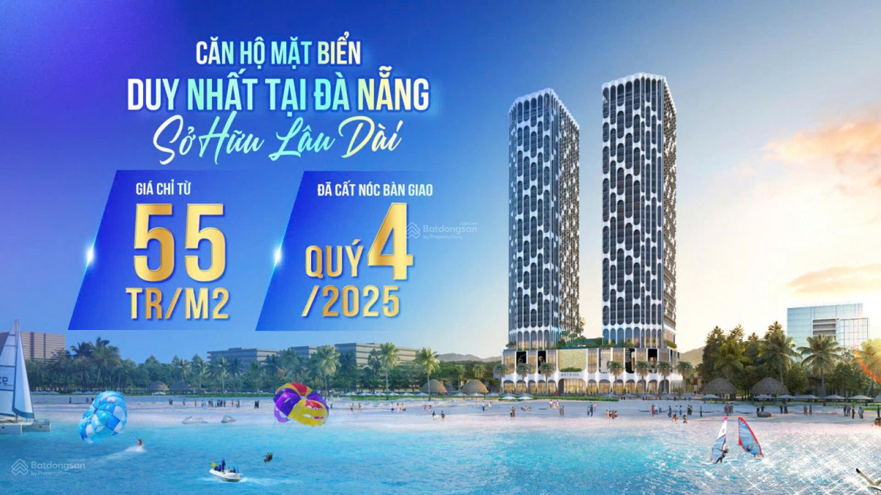 Sốc!! Nam Ô Discovery trực diện biển sở hữu lâu dài, giá gốc từ CĐT chỉ từ 55tr/m2 (giá chuẩn 100%)