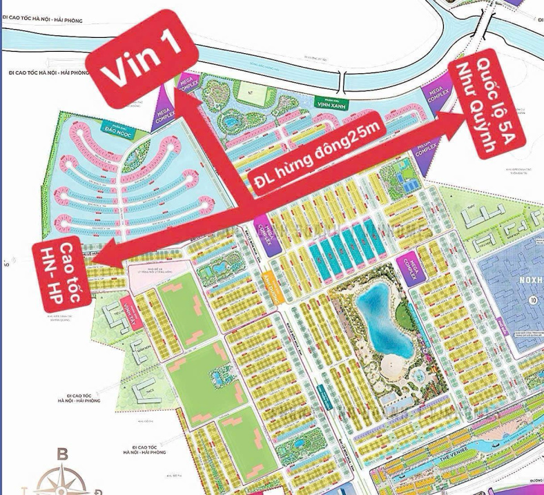 Bán nhà đại lộ hừng đông Vinhomes Ocean Park 3: Đường 25m, gần 10 toà chung cư - siêu rẻ từ 10.7 tỷ