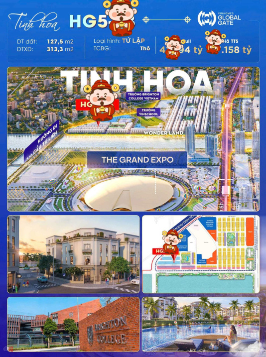 QUỸ CĂN RẺ NHẤT VINHOMES CỔ LOA LIỀN KỀ 80M RẺ NHẤT 18,9 TỶ, LIỀN KỀ VỊ TRÍ ĐẸP GẦN HỒ Giá Tốt Nhất