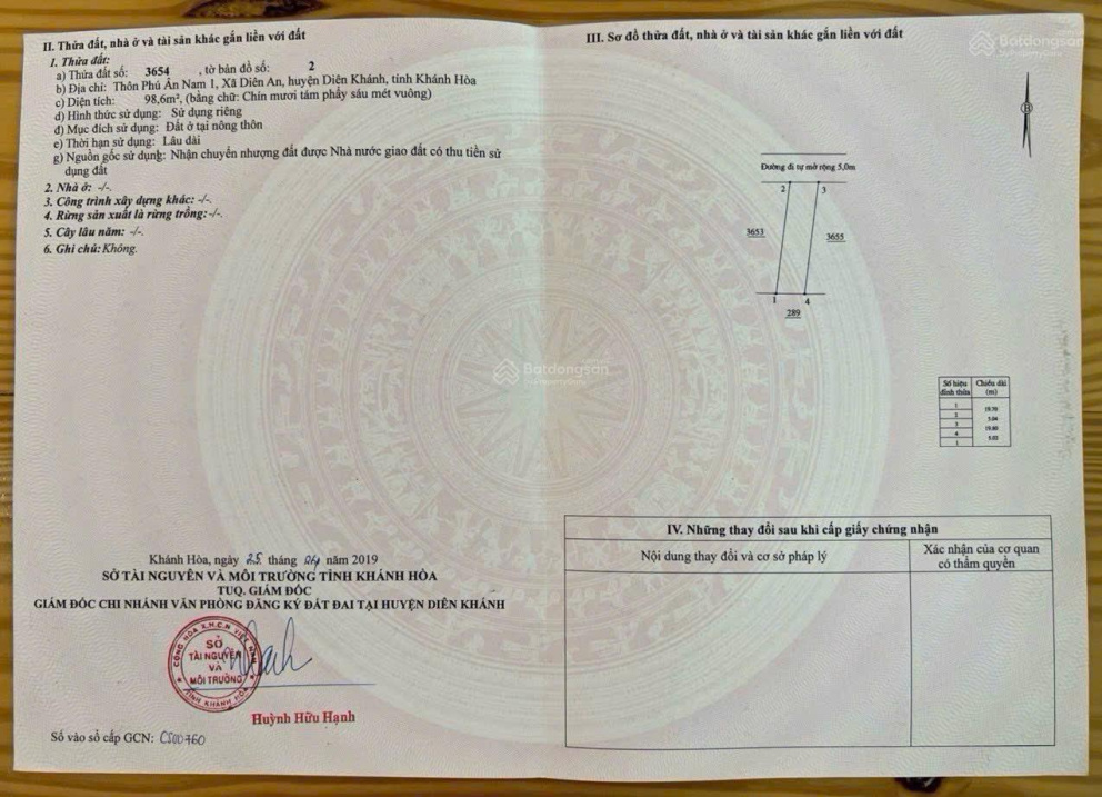 Bán lô đất đường 16m - sát khu đô thị Phú Ân Nam 2 - khu dân cư mới Diên An - vị trí đắc địa