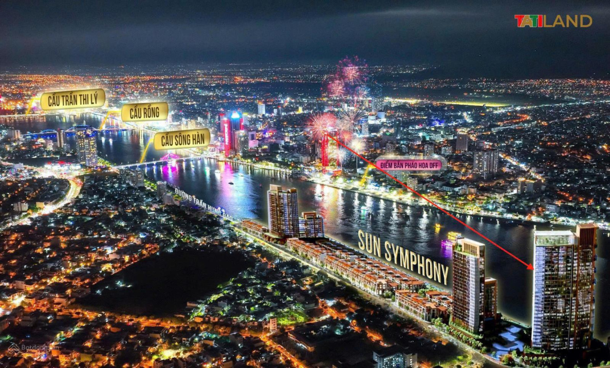 Căn studio mặt sông 3,2 tỷ (full 100%) - dự án Sun Symphony Đà Nẵng. Giá gốc CĐT, chiết khấu 21%