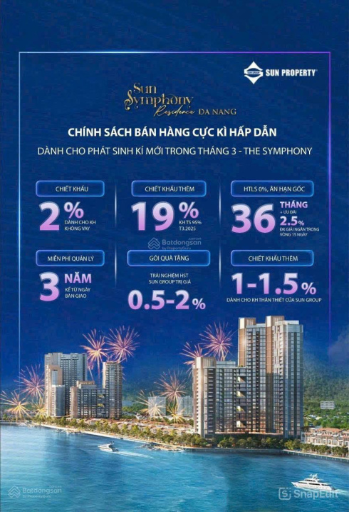 Chiết khấu 21% - hàng độc quyền: Căn siêu đẹp view sông, giá chỉ 3, x tỷ