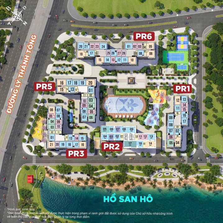 Bighomes đại lý phân phối chính thức tòa PR3-The Paris. Toà cuối view sông tại Vinhomes Ocean Park