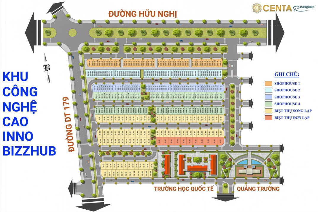 Giá chỉ 6,xx tỷ shophouse Centa Riverside 120m2 sát ga Trung Mầu và ...