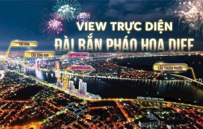 Căn hộ Sun Symphony Residence view trực diện sông Hàn DT 50m2, giá 3 tỷ 879tr - căn độc quyền
