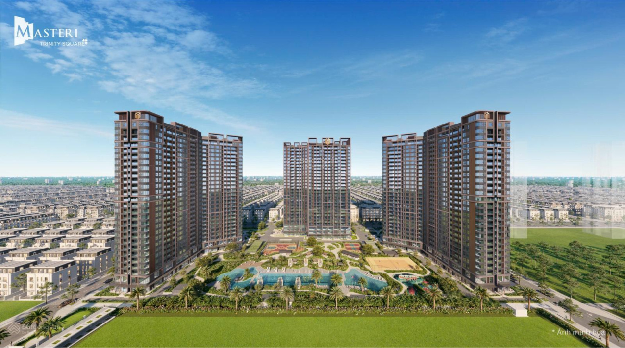Quỹ căn 2PN 2WC view hồ đợt 1 Giá Tốt Nhất - Chỉ từ 3,050 tỷ Masteri Trinity Vinhomes Ocean Park 2