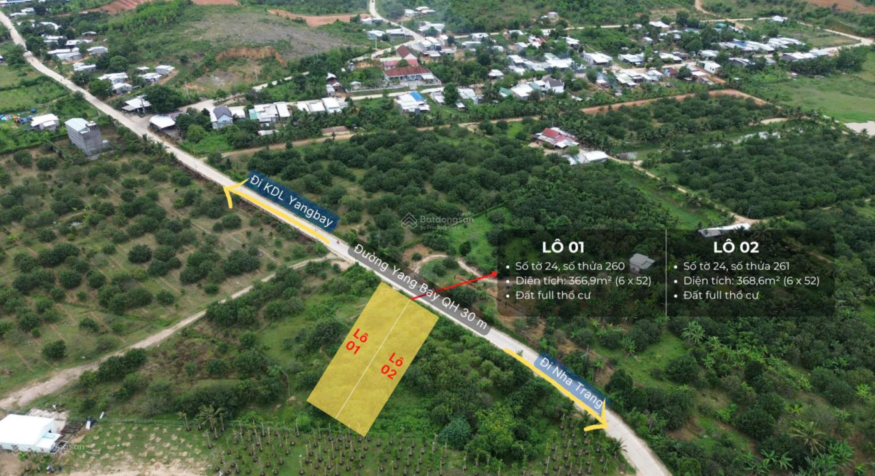 Chủ hạ giá 300 triệu bán đất gần KDL YangBay, đường 30m, full thổ cư, sổ hồng