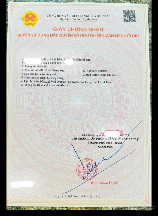 Đất gần sông, full thổ, chỉ 9 triệu/m² cơ hội hiếm ngay Bắc Nha Trang