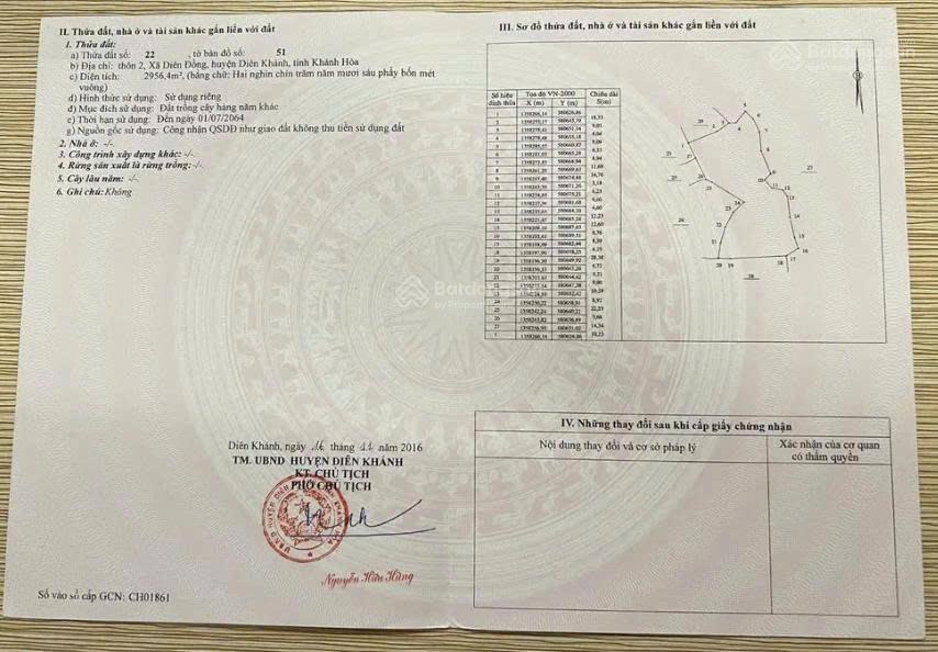 Chính chủ bán đất thôn 2 Diên Đồng view sông đẹp, hoàn thiện đầy đủ giá tốt, kinh doanh đỉnh 6