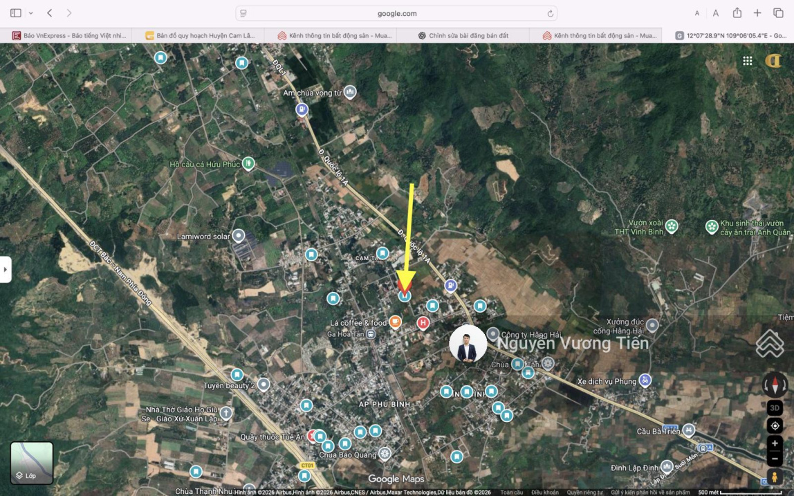 600 triệu 90m² full thổ | Cam Tân gần sân golf QL1A đường ô tô