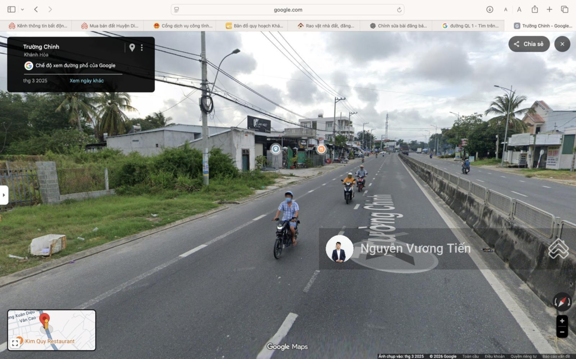 3 tỷ 250 MT Quốc Lộ 1A Cam Lâm | 140m² thổ cư toàn bộ. Thuận tiện kinh doanh, không quy hoạch