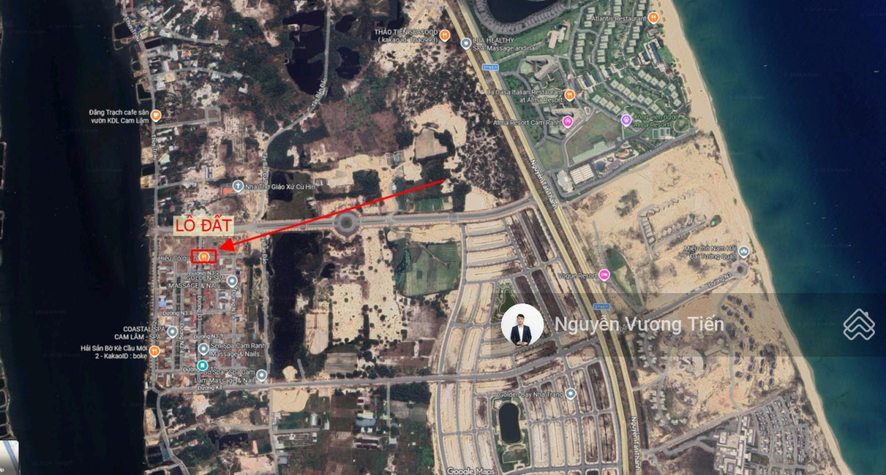 11,5 tỷ lô góc K8 Cam Lâm | 194m² ngang 10m đường 20m, cách biển vài trăm mét