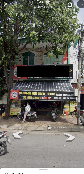 Bán đất tặng nhà mặt tiền Vân Đồn gần Lê Hồng Phong có dòng tiền 45,5m2