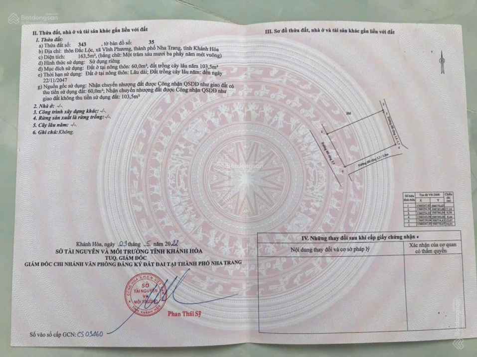 Khai xuân rước lộc - sở hữu lô đất vàng 3 mặt tiền Đắc Lộc Vĩnh Phương P Bắc Nha Trang 163.5m2