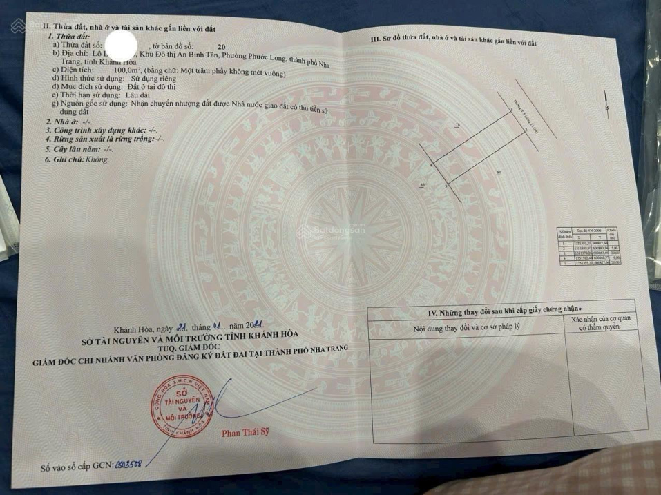 Giá rẻ - 100m2 giá 7tỷ3 có sổ cá nhân KĐT An Bình Tân