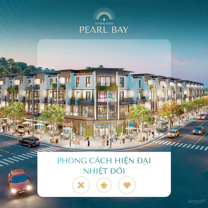 Bán nhà phố liền kề Vinhomes Pearl Bay, 15 tỷ, 64 m2, view đẹp, giá ưu đãi, Vĩnh Nguyên, Nha Trang