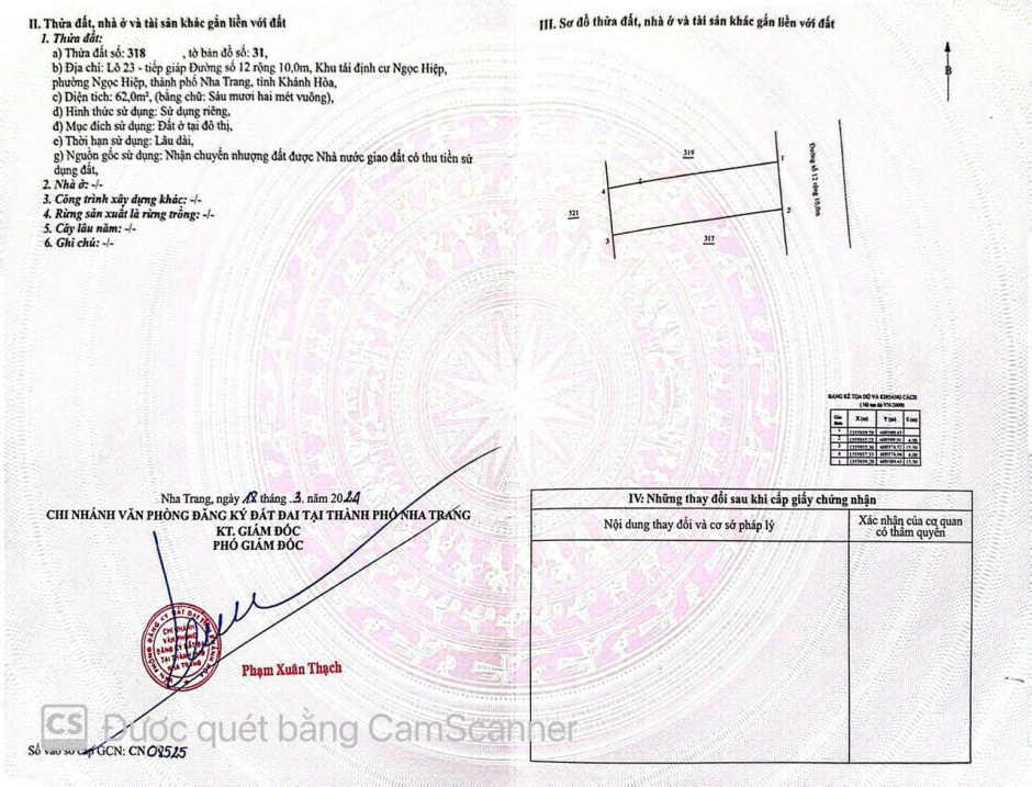 Lô TĐC Ngọc Hiệp 62m2 hàng thượng phẩm, giá 3 tỷ 950tr
