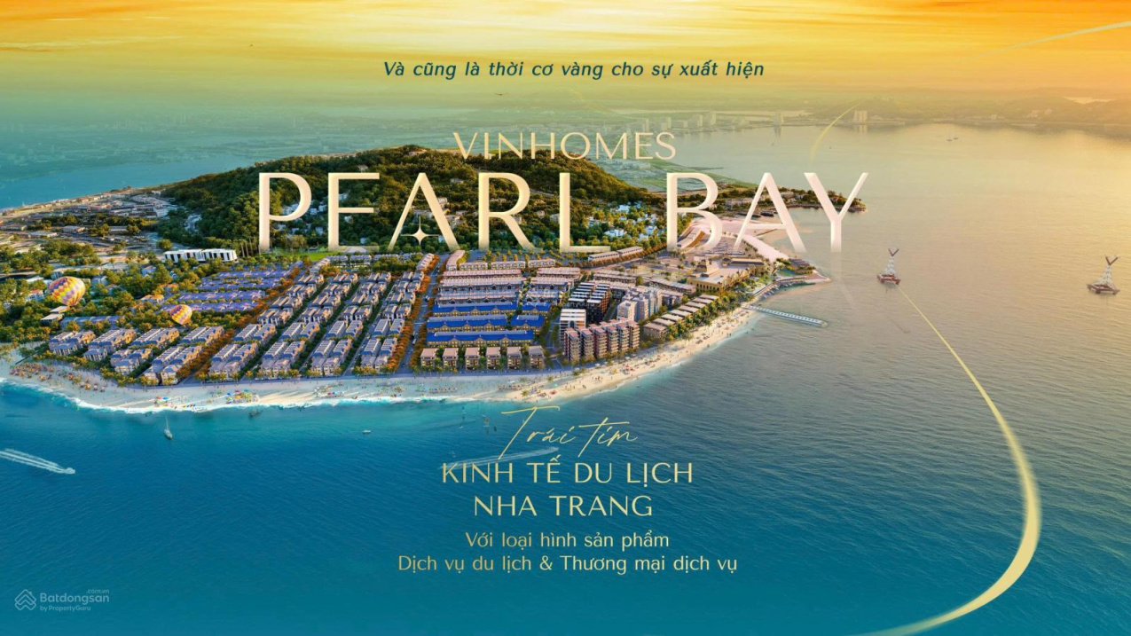 Quỹ ngoại giao biệt thự, liền kề Vinhomes Nha Trang - Pearl Bay, view biển sổ lâu dài