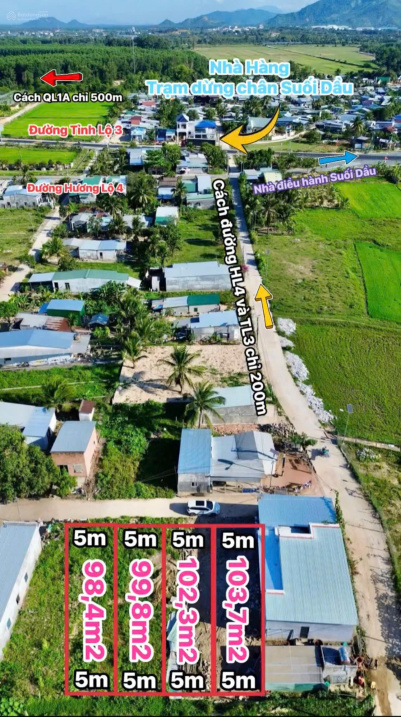 Bán nhanh lô đất thổ cư đường lớn Suối Cát, gần ngay nút giao Cao tốc Tỉnh lộ 3