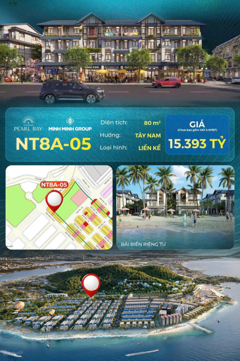 DUY NHẤT 1 LÔ 2 MẶT TIỀN KINH DOANH TỰ DO, ĐẸP NHẤT PHÂN KHU SỞ HỮU LÂU DÀI NGỌC TRAI